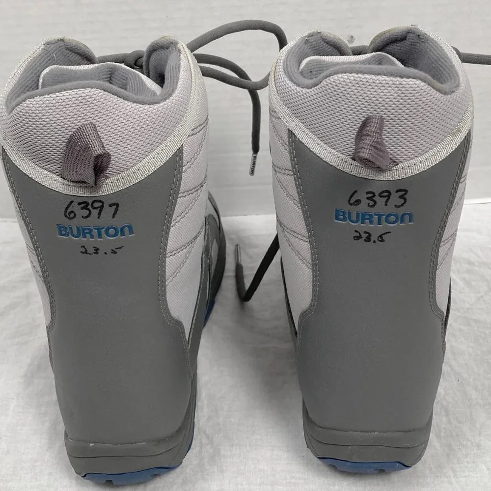 Brand New Burton Kids Moto Snowboard Boots!  5  Gray  Traditional Lace Up